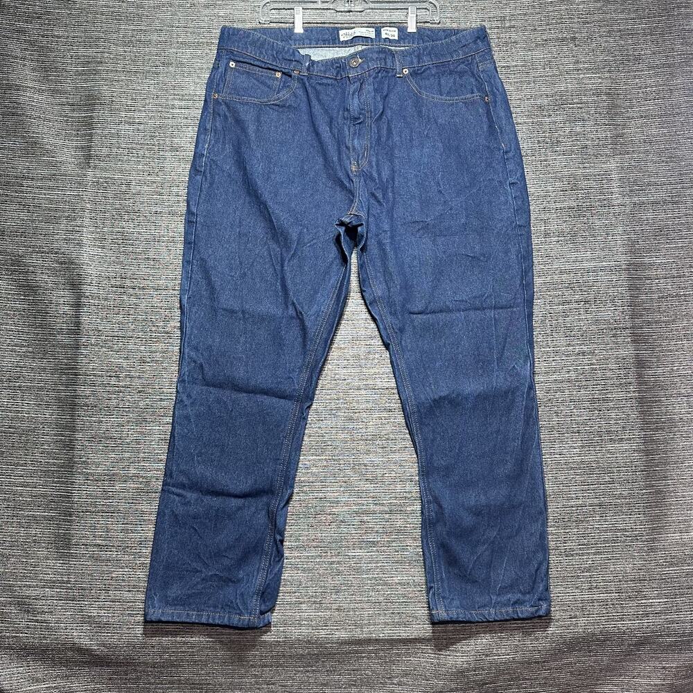 Shaka Jeans Men's Size 42x30 Blue Straight Raw Denim Straight